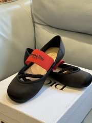 Uubags Dior ballet flat in black/red - 2