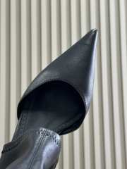 Uubags Alaia low boots in stretch goatskin leather black 5.5cm - 3