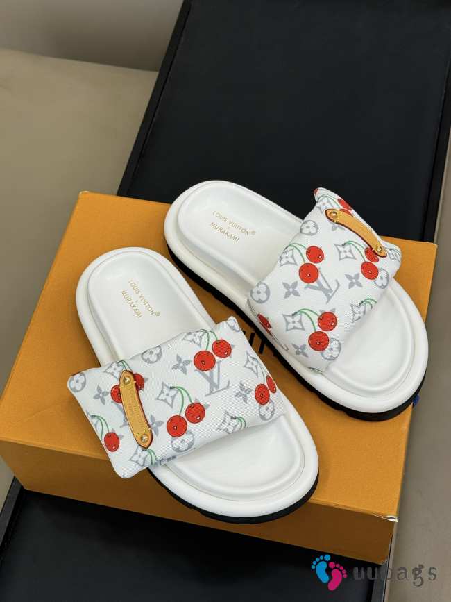 Uubags Louis Vuitton Cherry monogram slippers 02 - 1