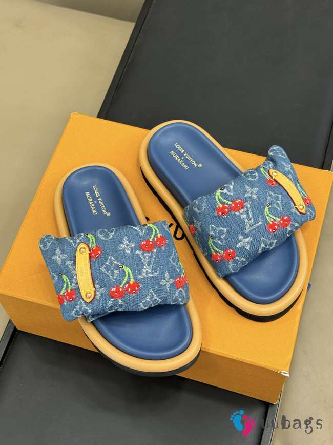 Uubags Louis Vuitton Cherry monogram slippers 03 - 1