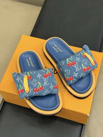 Uubags Louis Vuitton Cherry monogram slippers 03