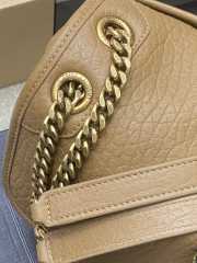 Uubags YSL Niki bag in grained lambskin dark cork 28x20x8.5cm - 2
