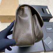 Uubags YSL Niki bag in grained lambskin light musk 28x20x8.5cm - 6