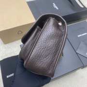 Uubags YSL Niki small bag in grained lambskin dark brown 22x16x7.5cm - 2