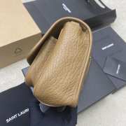Uubags YSL Niki small bag in grained lambskin dark cork 22x16x7.5cm - 6
