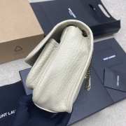 Uubags YSL Niki small bag in grained lambskin white 22x16x7.5cm - 2