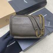 Uubags YSL Niki small bag in grained lambskin light musk 22x16x7.5cm - 3
