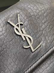 Uubags YSL Niki small bag in grained lambskin black 22x16x7.5cm - 5