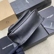 Uubags YSL Niki small bag in grained lambskin black 22x16x7.5cm - 4