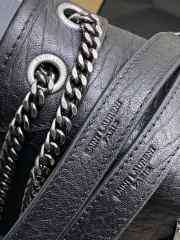 Uubags YSL Niki small bag in grained lambskin black 22x16x7.5cm - 3