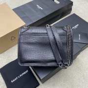 Uubags YSL Niki small bag in grained lambskin black 22x16x7.5cm - 2