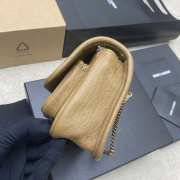 Uubags YSL Niki mini bag in grained lambskin dark cork 12.5x18x5cm - 6