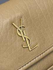 Uubags YSL Niki mini bag in grained lambskin dark cork 12.5x18x5cm - 4