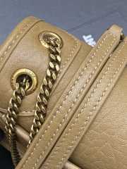 Uubags YSL Niki mini bag in grained lambskin dark cork 12.5x18x5cm - 2