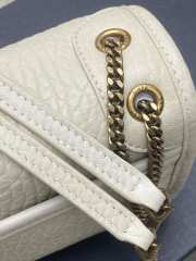 Uubags YSL Niki mini bag in grained lambskin white 12.5x18x5cm - 3