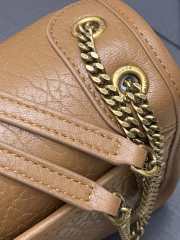 Uubags YSL Niki mini bag in grained lambskin light brown 12.5x18x5cm - 2