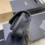 Uubags YSL Niki mini bag in grained lambskin black 12.5x18x5cm - 6