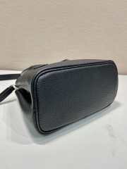 Uubags Small Prada Double Saffiano leather bag black 25x18.5x12.5cm - 4
