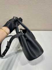 Uubags Small Prada Double Saffiano leather bag black 25x18.5x12.5cm - 3