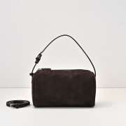 Uubags The Row 90's Bag In Dark Brown Suede 19.5x10x8cm - 1