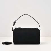 Uubags The Row 90's Bag In Black Suede 19.5x10x8cm - 1