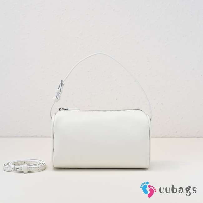 Uubags The Row 90's Bag In White Suede 19.5x10x8cm - 1
