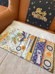 Uubags Louis Vuitton Jeu De Voyage 90 Square Silk Scarf  - 6