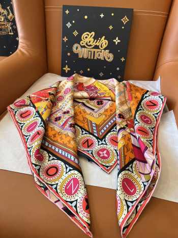 Uubags Louis Vuitton M96467 Jeu De Voyage 90 Square Silk Scarf