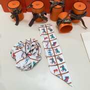 Uubags Hermes Couvertures et Tenues de Jour Twilly Scarf 01 - 5