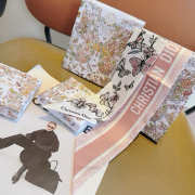 Uubags Dioriviera Toile de Jouy Sauvage Mitzah Scarf In Pink - 2