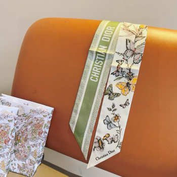 Uubags Dioriviera Toile de Jouy Sauvage Mitzah Scarf In Green