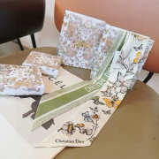 Uubags Dioriviera Toile de Jouy Sauvage Mitzah Scarf In Green - 6