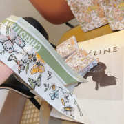 Uubags Dioriviera Toile de Jouy Sauvage Mitzah Scarf In Green - 4