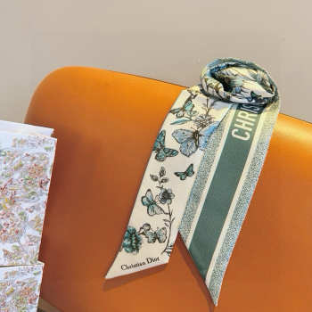 Uubags Dioriviera Toile de Jouy Sauvage Mitzah Scarf In Blue