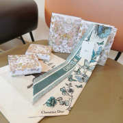 Uubags Dioriviera Toile de Jouy Sauvage Mitzah Scarf In Blue - 6