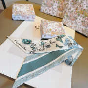 Uubags Dioriviera Toile de Jouy Sauvage Mitzah Scarf In Blue - 3