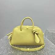 Uubags Jacquemus La Croisiere Small Soft Turismo Light Yellow Bowling Bag 26x16x11cm - 1