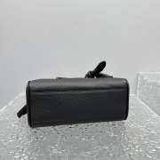 Uubags Jacquemus La Croisiere Small Soft Turismo Black Bowling Bag 26x16x11cm - 5
