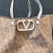 Uubags Valentino Garavani medium V signature raffia tote bag 35x25x17cm - 4