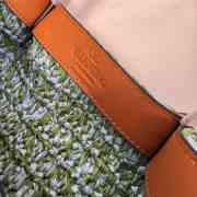 Uubags Valentino Garavani Medium Shopping Bag In Raffia Crochet Green 35x25x17cm - 3