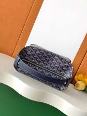 Uubags Goyard Toilet Ecrue Bag In Navy Blue 23x13x12cm - 6