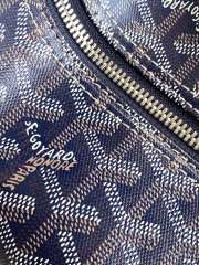 Uubags Goyard Toilet Ecrue Bag In Navy Blue 23x13x12cm - 2