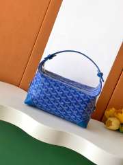 Uubags Goyard Toilet Ecrue Bag In Blue 23x13x12cm - 1