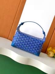 Uubags Goyard Toilet Ecrue Bag In Blue 23x13x12cm - 6