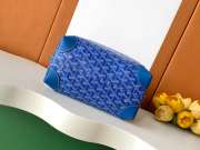 Uubags Goyard Toilet Ecrue Bag In Blue 23x13x12cm - 4