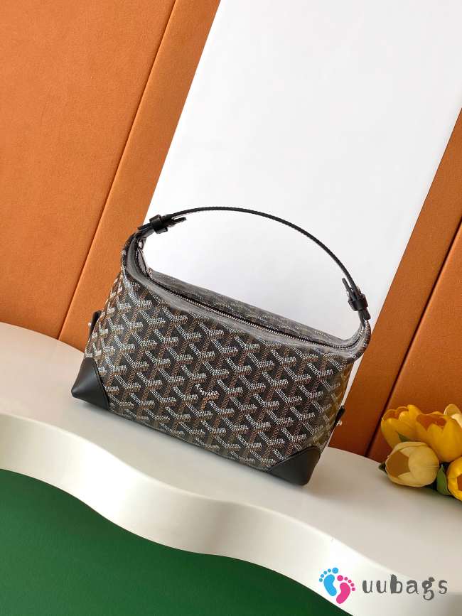 Uubags Goyard Toilet Ecrue Bag In Black 23x13x12cm - 1