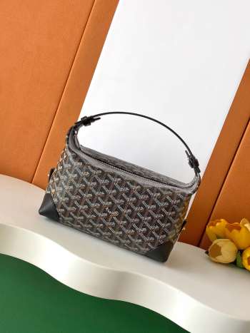 Uubags Goyard Toilet Ecrue Bag In Black 23x13x12cm