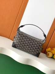Uubags Goyard Toilet Ecrue Bag In Black 23x13x12cm - 6