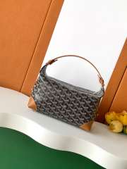 Uubags Goyard Toilet Ecrue Bag In Black/ Tan 23x13x12cm - 4