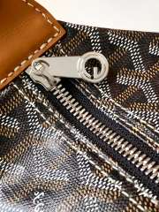 Uubags Goyard Toilet Ecrue Bag In Black/ Tan 23x13x12cm - 2